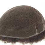 Base de Encaje Francés Stock Afro Curly Sistema de Cabello Natural para Hombres New Times Hair