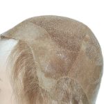 LJC315: Tul Francés con PU Cubierta de Cabello 100% Natural Peluca para Hombres | New Times Hair