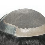 LW226 Prótesis capilar de cabello natural de la mejor calidad