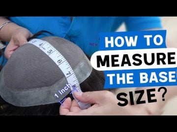 How to Measure The Base Size of A Hair Replacement System